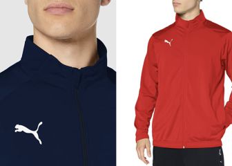 Esta chaqueta de Puma, disponible en seis colores, es tu mejor aliada para hacer deporte