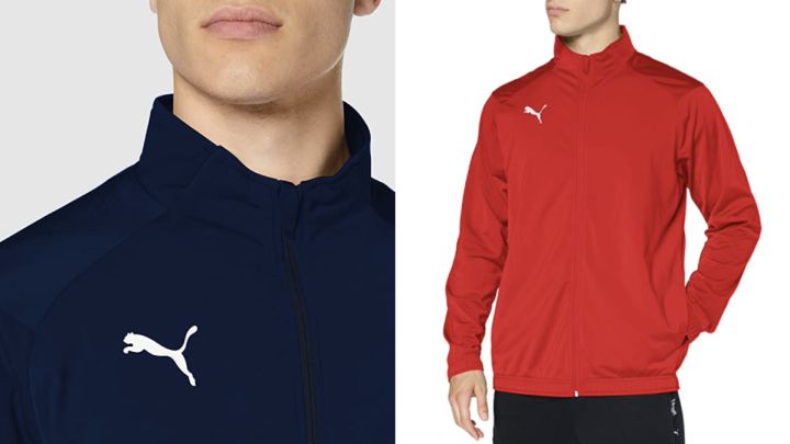 Esta chaqueta de Puma, disponible en seis colores, es tu mejor aliada para hacer deporte