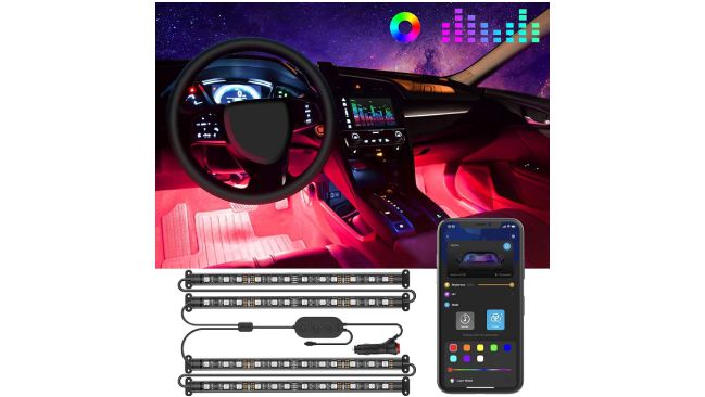 iluminacion interior coche