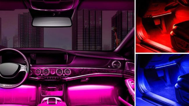 luces led coche amazon