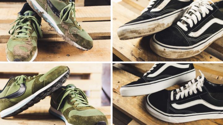 Este 'kit' limpiador de zapatillas elimina la suciedad de cualquier material (tela, cuero…)