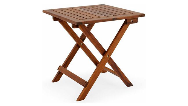 Mesa auxiliar de jardín