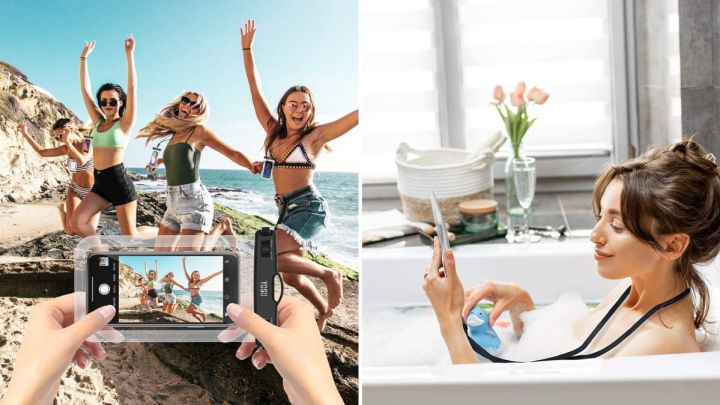 Este pack de dos fundas impermeables para el móvil es el más vendido en Amazon