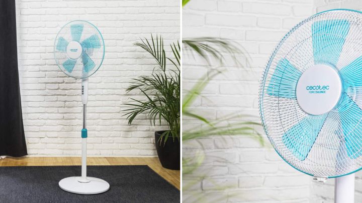 ¿Calor? Este ventilador de pie silencioso y de tres velocidades cuesta menos de 30 euros