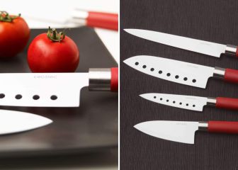 Este set de cuchillos Santoku para carne, pescado y verdura tiene un 52% de descuento