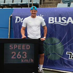 Nuevo récord mundial de saque en tenis: ¡263 km/h! Nuevo récord mundial de saque en tenis: ¡263 km/h!