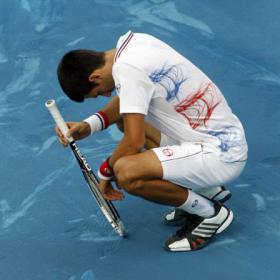 Djokovic patina y ruge: "Yo tampoco volveré" Djokovic patina y ruge: "Yo tampoco volveré"