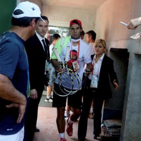 Nadal, Ferrer y Almagro, apisonadoras en la tierra Nadal, Ferrer y Almagro, apisonadoras en la tierra