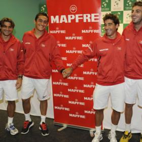 Marc López, optimista para jugar el dobles ante EE UU Marc López, optimista para jugar el dobles ante EE UU
