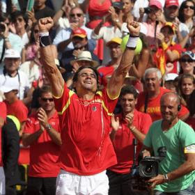 David Ferrer permite al campeón defender título David Ferrer permite al campeón defender título