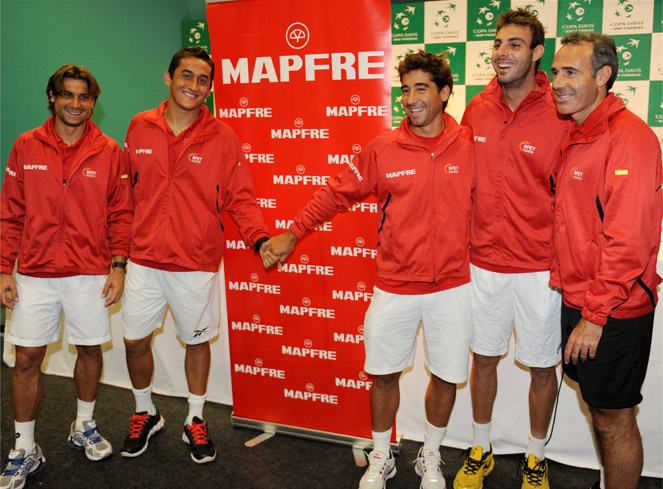 Ferrer, Almagro, Granollers y López para la final de Davis