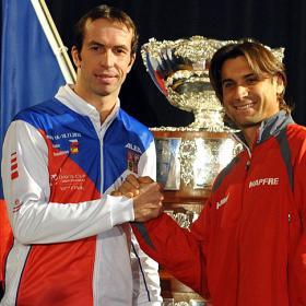 Ferrer y Stepanek abrirán mañana la final de Praga Ferrer y Stepanek abrirán mañana la final de Praga