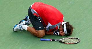 Los tornados y Djokovic barren el sueño de David Ferrer en NY