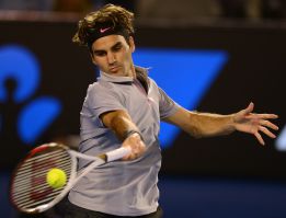 Roger Federer sigue fiel a su cita con los cuartos de final Roger Federer sigue fiel a su cita con los cuartos de final