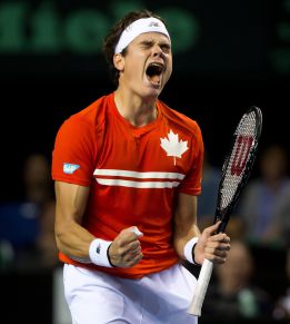 Los misiles de Raonic mandan a España al playoff de descenso Los misiles de Raonic mandan a España al playoff de descenso