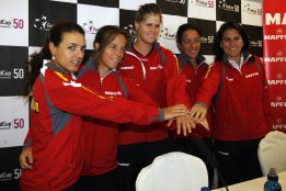 Lourdes Domínguez y Svitalina abrirán el sábado la eliminatoria Lourdes Domínguez y Svitalina abrirán el sábado la eliminatoria