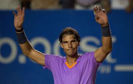 Nadal, en los cuartos de Acapulco... y sin dolor Nadal, en los cuartos de Acapulco... y sin dolor