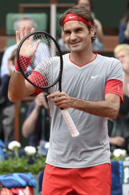 Roger Federer iguala las 59 victorias en París de Rafa Nadal