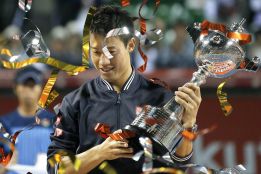 Nishikori gana el torneo de Tokio tras vencer a Raonic en la final