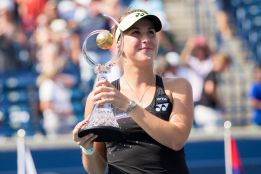 Belinda Bencic, 18 años, gana en Toronto ante la rumana Halep