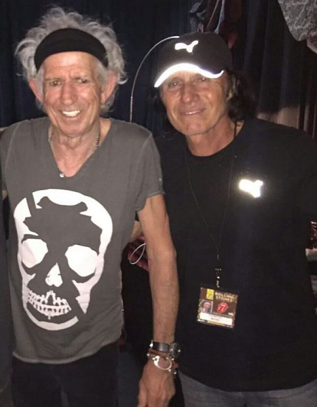 Guillermo Vilas y Keith Richards: ¡Mucho rock and roll!