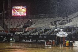 La lluvia aplaza el partido entre Ferrer y Albert Ramos