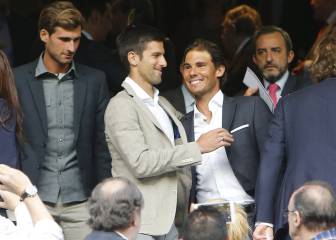 Rafa Nadal, Djokovic y Garbiñe asistieron al Bernabéu