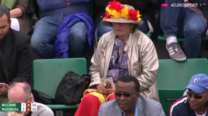 La 'fan' de Garbiñe Muguruza no faltará en Wimbledon