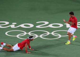 Rafa Nadal y Marc López se quedan con el oro en el dobles