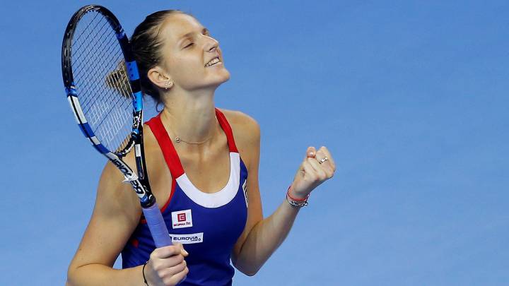 Karolina Pliskova se impuso a Kristina Mladenovic en el partido más largo de una final de Copa Federación.