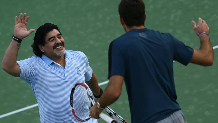 Maradona pondrá pasión en la grada en el Croacia-Argentina