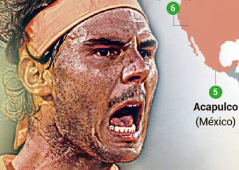 Así es el calendario de Rafa Nadal para 2017