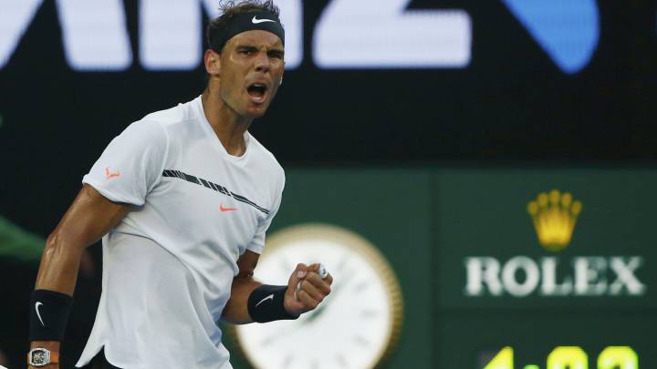 Rafa Nadal - Gael Monfils en directo y en vivo online: Octavos de final Open de Australia 2017