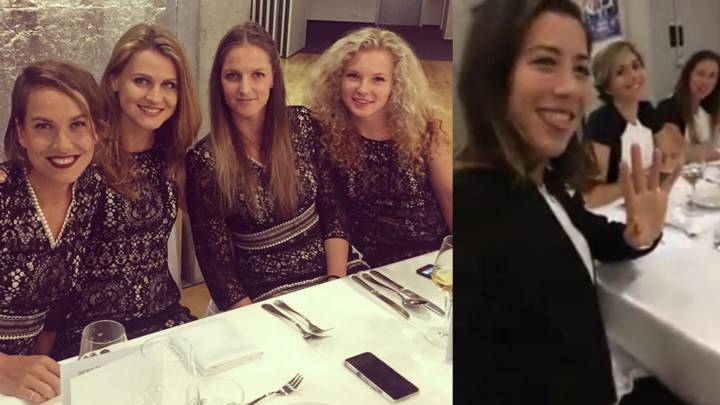 Las checas, al ataque: "Por la noche, en encaje", dice Strycova