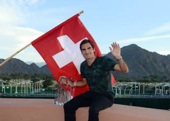 El mundo del tenis se rinde a Federer tras ganar Indian Wells