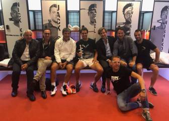 Nadal retrasó la rueda de prensa para seguir el Madrid-Sevilla