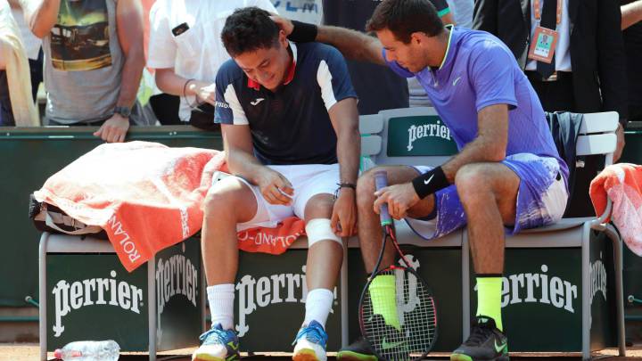 Almagro se retira entre lágrimas y Feliciano elimina a Ferrer