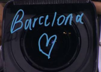 Bonito gesto de Kyrgios que dedicó la victoria a Barcelona