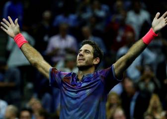 Del Potro derriba a Federer y alarga el número 1 de Nadal