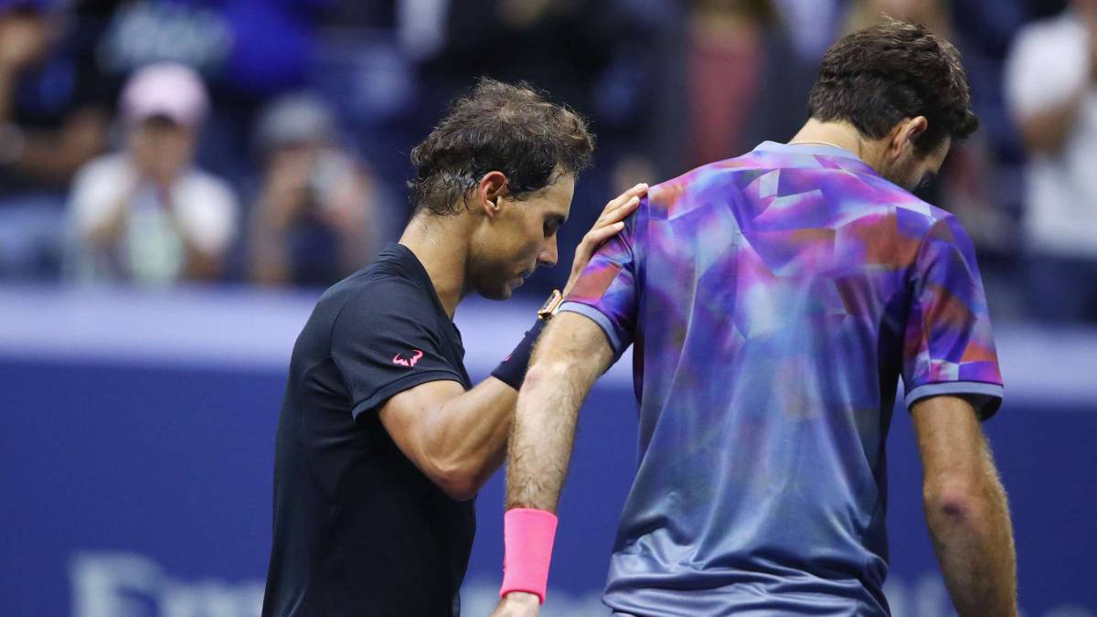 Rafa Nadal y Juan Martín del Potro.