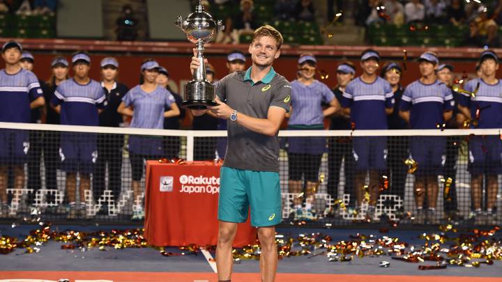 Goffin tras conquistar el ATP 500 de Tokio