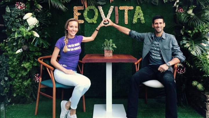 Jelena y Novak Djokovic.