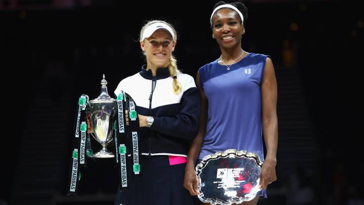 Caroline Wozniacki y Venus Williams.