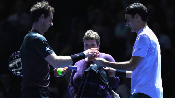 Andy Murray y Roger Federer.