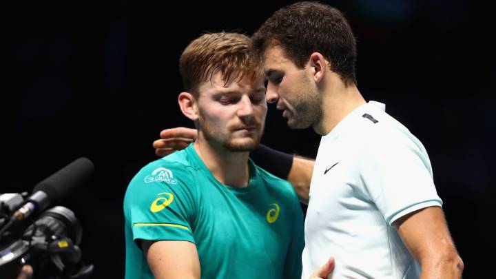 David Goffin y Grigor Dimitrov.