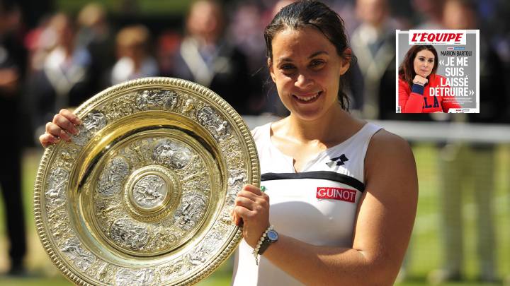Marion Bartoli posa con el trofeo de Wimbledon 2013. La tenista francesa ha concedido este martes una entrevista a L'Équipe para contar el drama que ha atravesado en los últimos años.