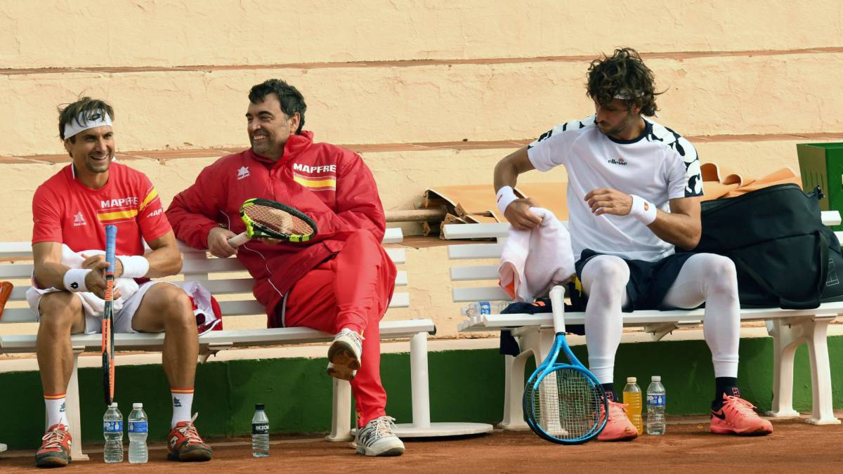 Sergi Bruguera y David Ferrer.
