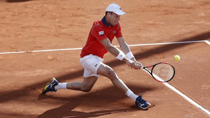 España-Gran Bretaña (1-1): Resumen y resultado: Carreño venció y Bautista cayó