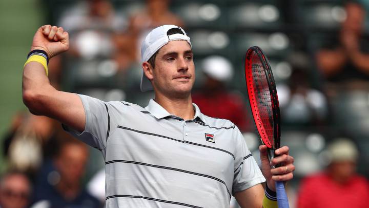 Isner frena la racha de Del Potro y estará en la final de Miami