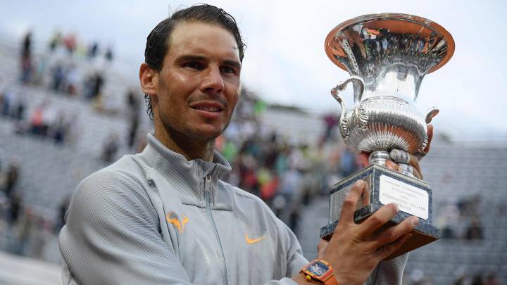 Rafa Nadal, en Roma.